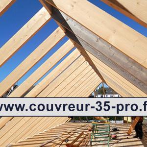 Travaux de charpente 35