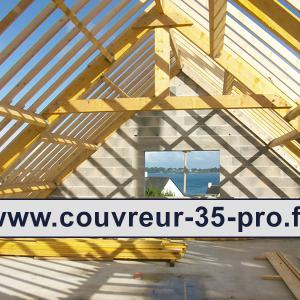 Travaux de charpente 35