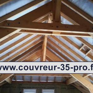 Travaux de charpente 35
