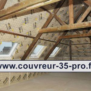 Travaux de charpente 35