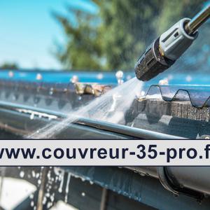 Travaux de nettoyage toiture 35