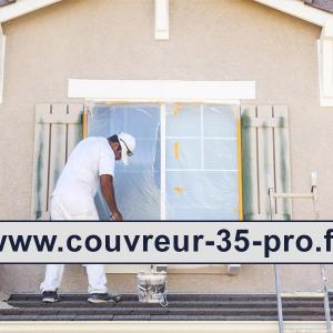 Travaux de ravalement peinture 35