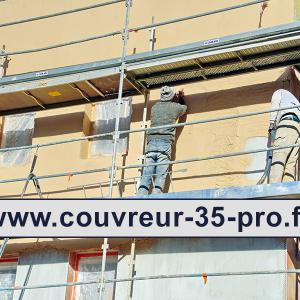 Travaux de ravalement peinture 35